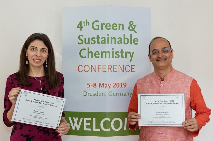 2019 Elsevier Foundation Green and Sustainable Chemistry Challenge Winners