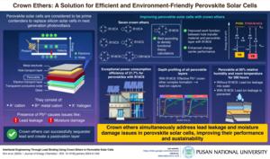 Interfacial passivation of perovskite solar cells to prevent lead leakage and moisture-based corrosion degradation