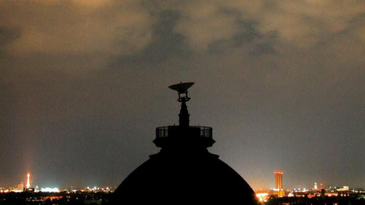 The Sky above Berlin Is not Dark at Night