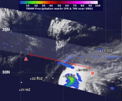 TRMM Image of Lorenzo