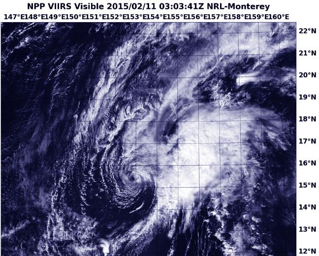 Suomi NPP Image of Higos