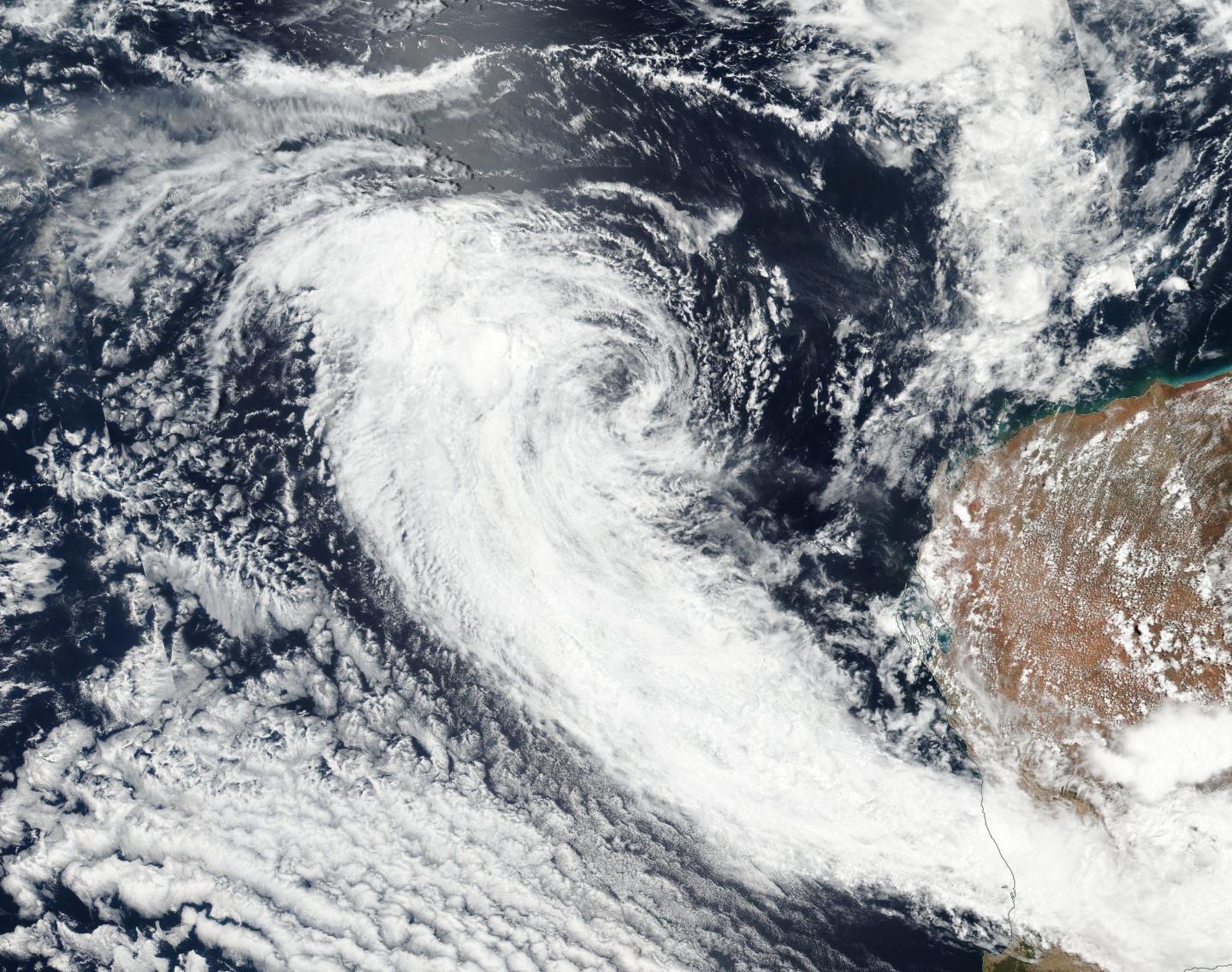 Suomi NPP Image of 03S Remnants