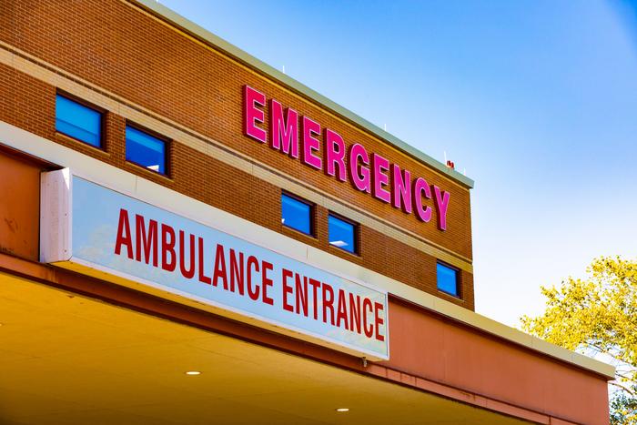 Emergency room entrance