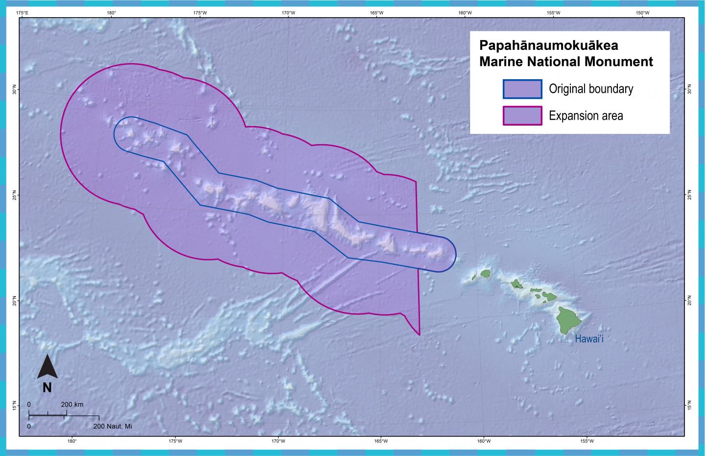 Papahanaumokuakea expansion boundaries