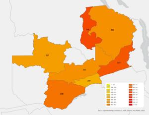 Subnational level climate–agriculture–gender inequality hotspot map for perennial crops in Zambia