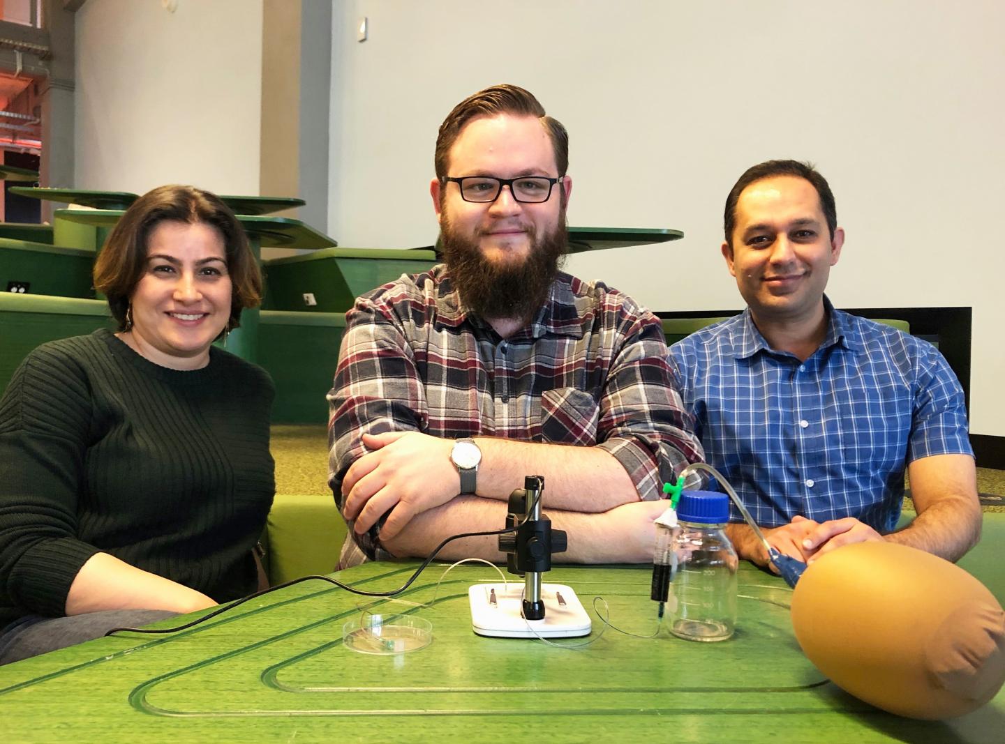 RMIT Researchers with the DIY Pump