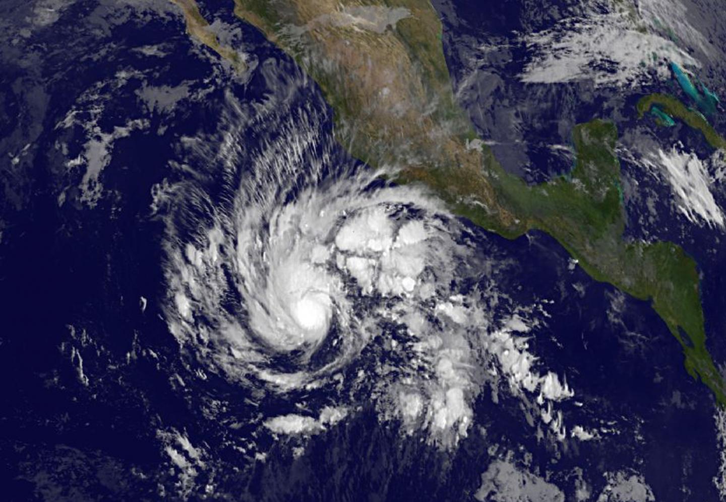 GOES-West Image of Sandra