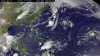 Satellite Animation of Tropical Storm Gordon Forming