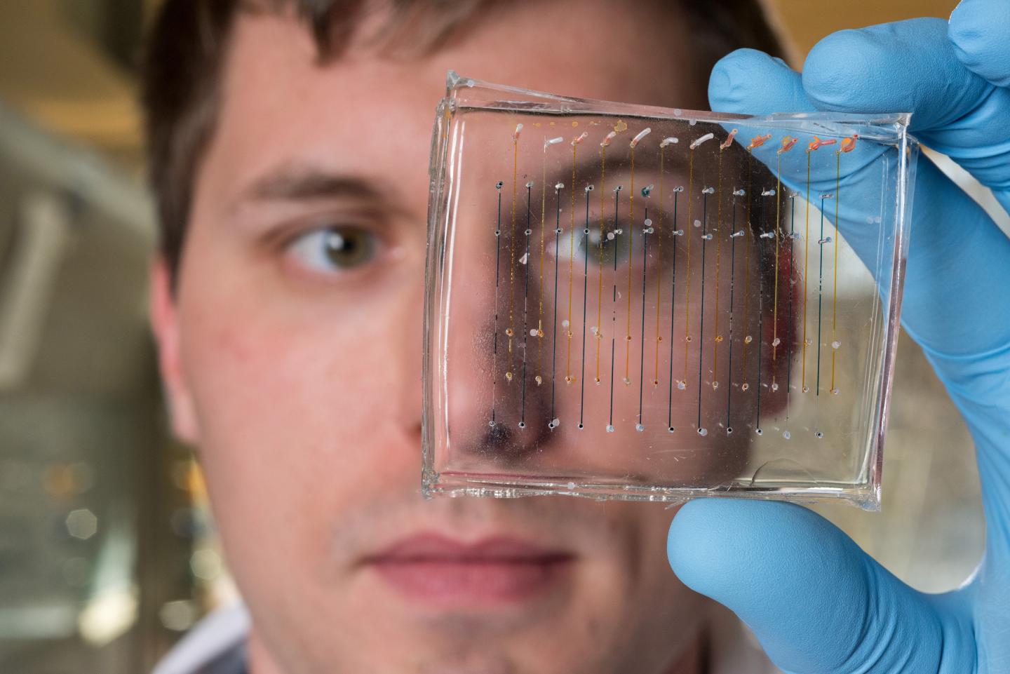 James Dahlman with Nanoparticles