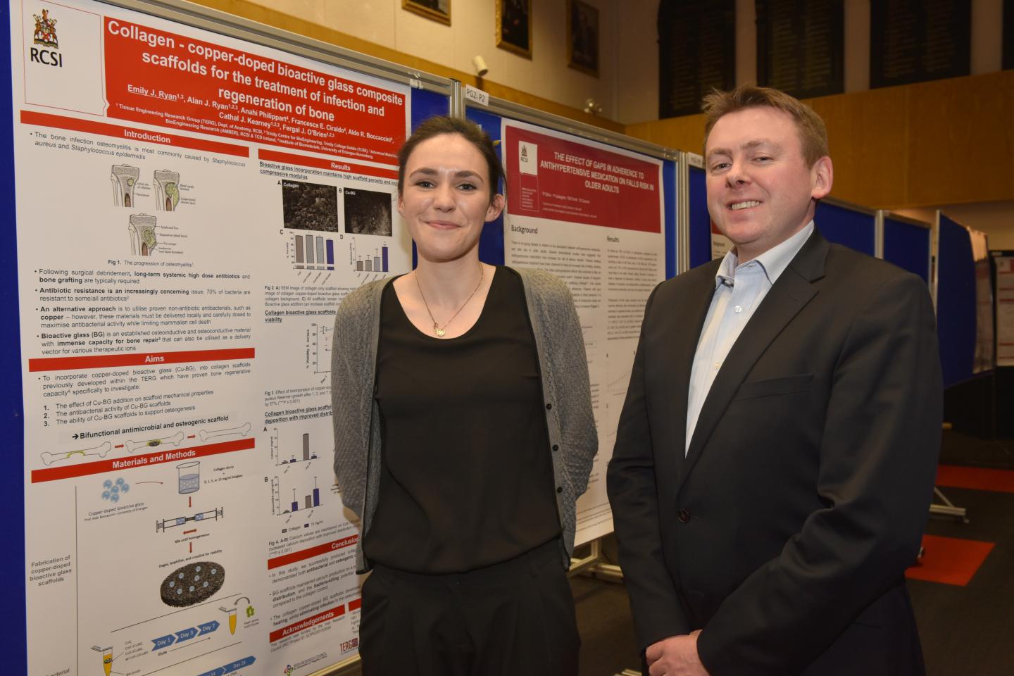 Emily Ryan and Fergal O'Brien, RCSI