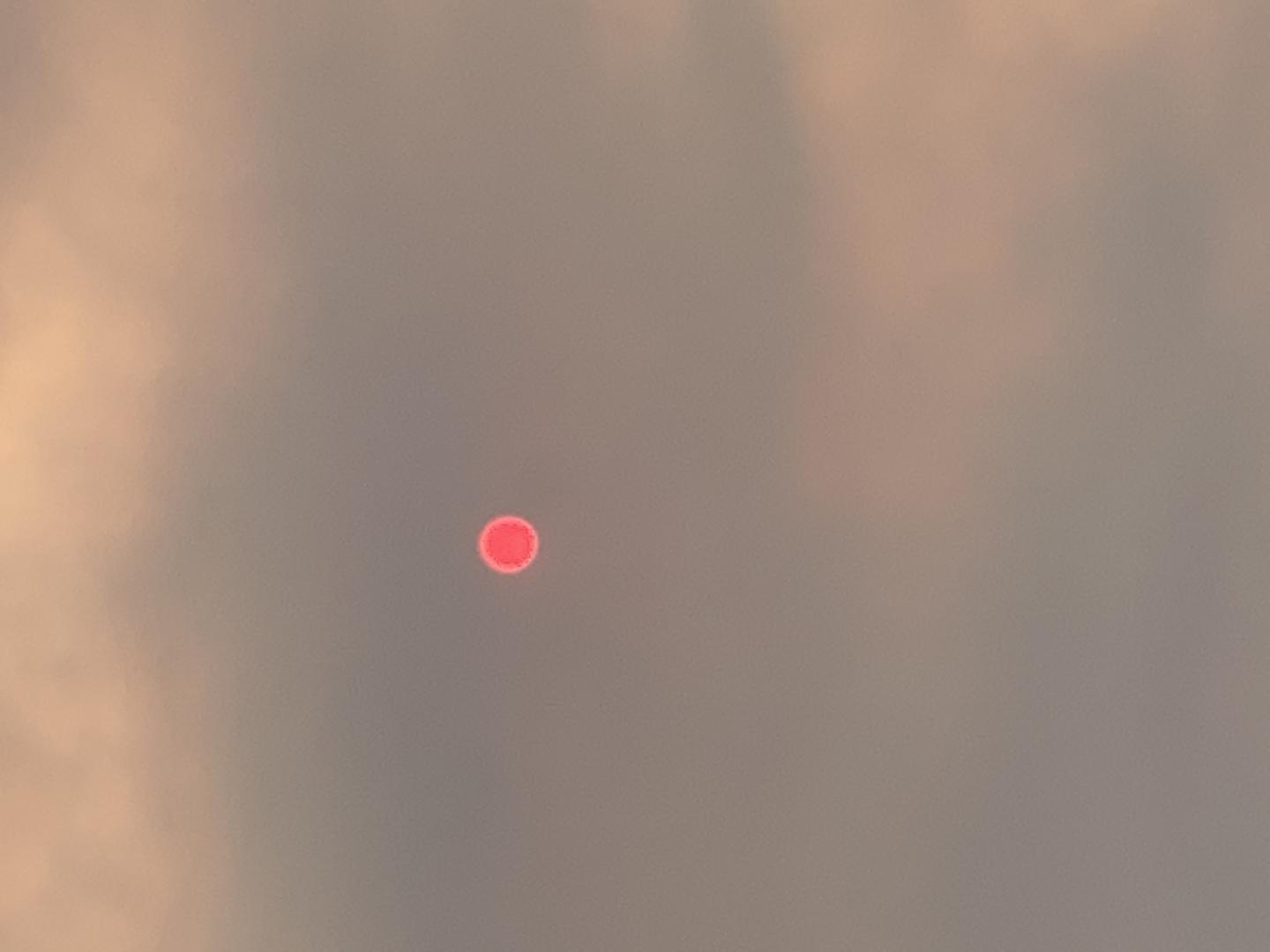 Red Sun Closeup