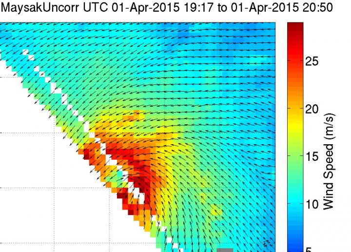 RapidScat Image of Maysak