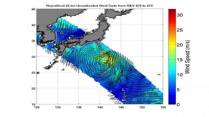 Rapidscat Image of Nuri (1 of 2)