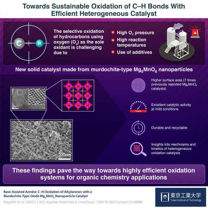 Towards Sustainable Oxidation of C–H Bonds With Efficient Heterogeneous Catalyst