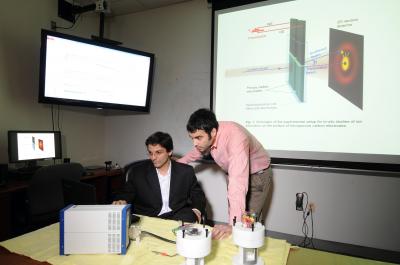 Gleb Yushin and Sofiane Boukhalfa, 	Georgia Institute of Technology (1 of 2)