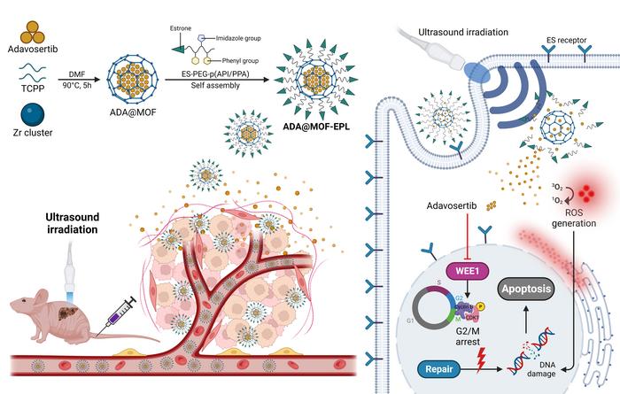 Figure1: Design and mechanism of ADA@MOF-EPL