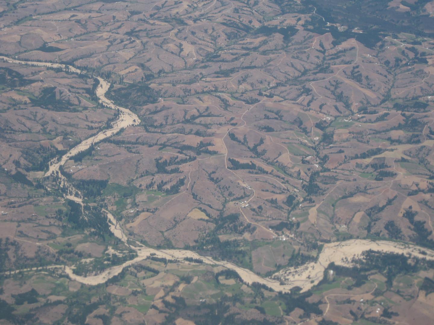 Soil erosion in Bio bio Region in Chile