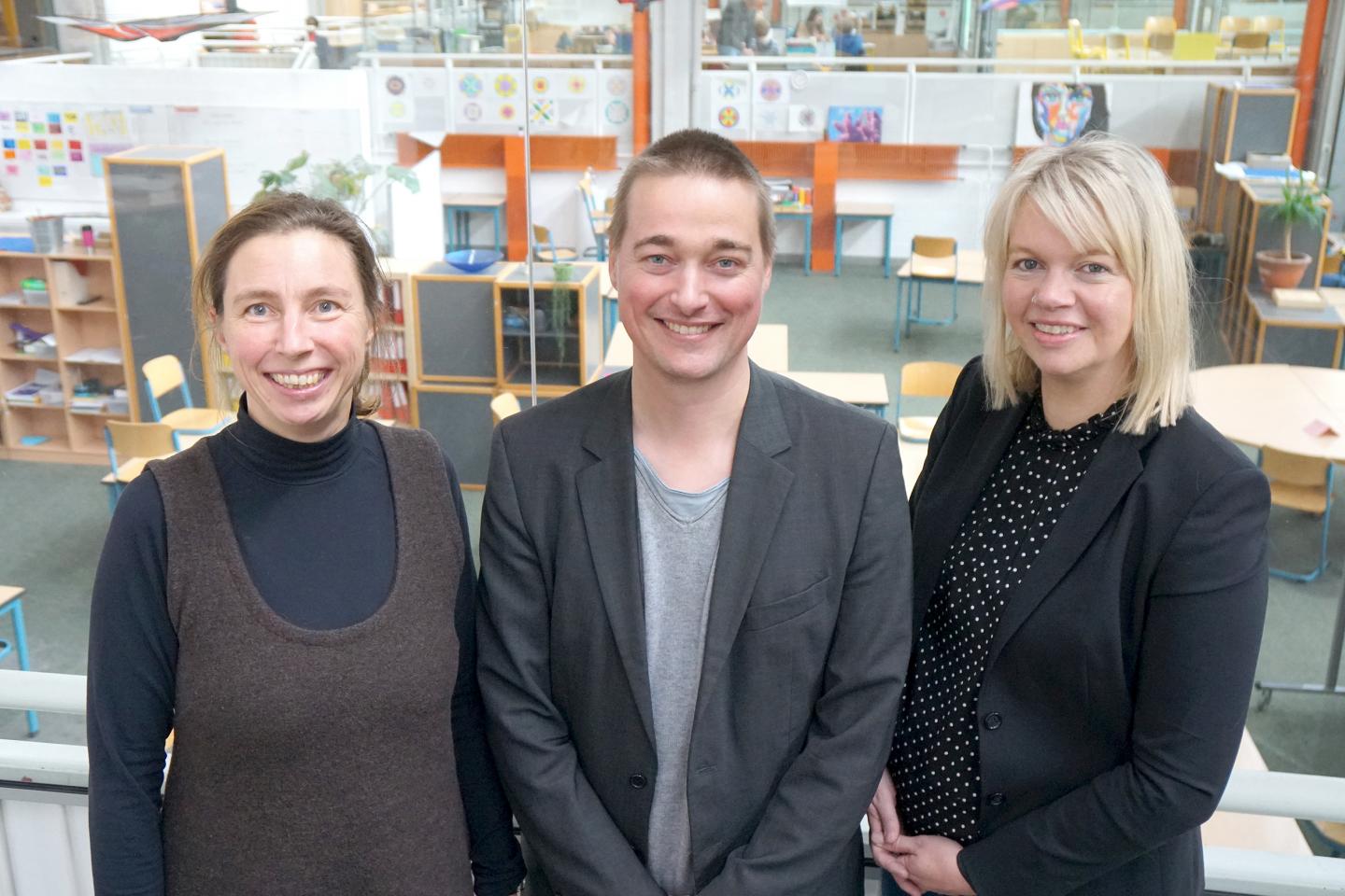 Professor Dr. Annette Textor, Dr. Christian Timo Zenke, and Nicole Freke