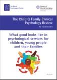 What Good Looks Like in Psychological Services for Children, Young People and their Families