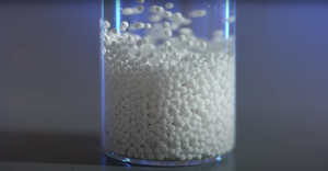 Rice "drug factory" implants consisting of alginate beads loaded with engineered cells