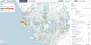 Poverty Maps interactive tool