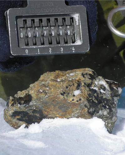 Field Image of the Achondrite Meteorite