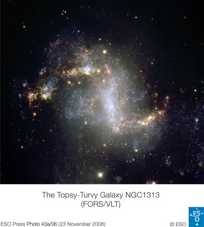 The Topsy-Turvy Galaxy