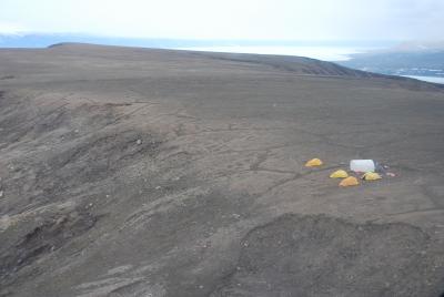 Base Camp on Bylot Island in 2009