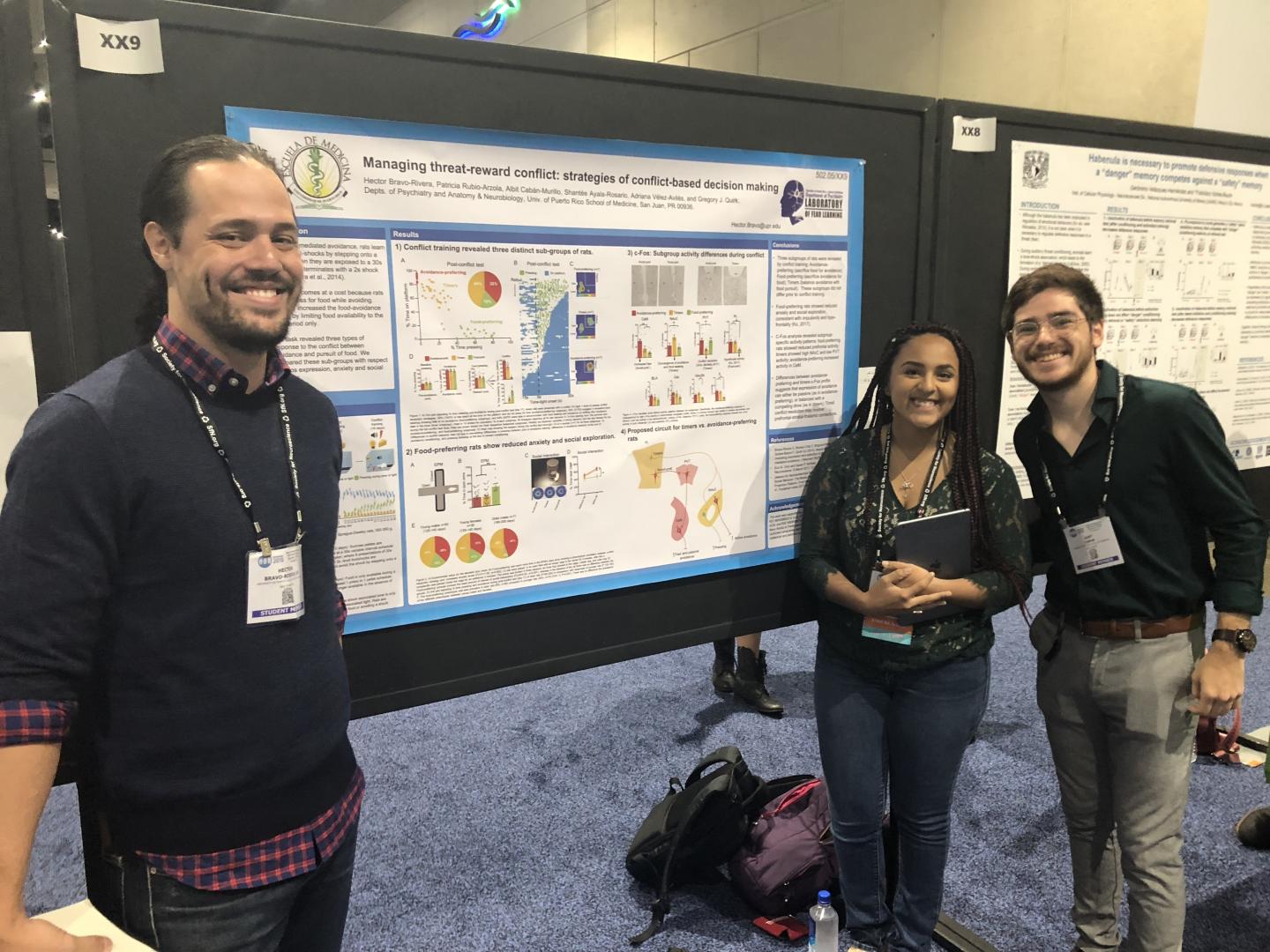 Puerto Rico Fear Lab Poster at SFN 2018