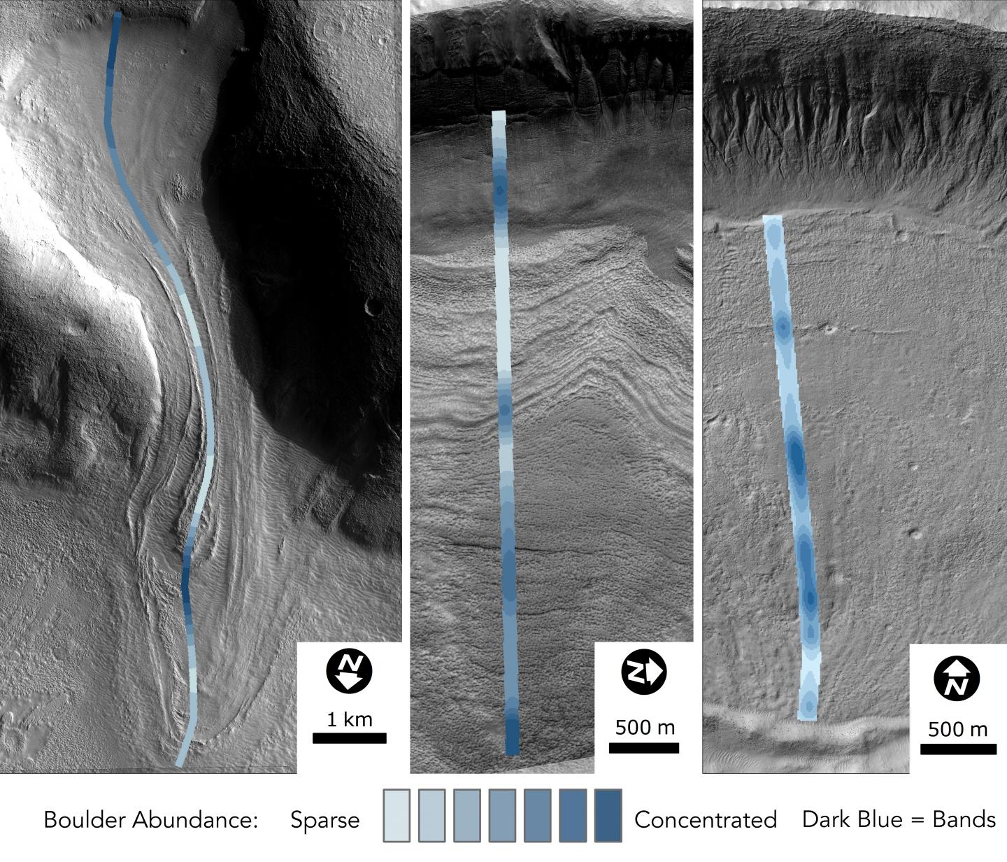 Mars Glacier Image