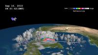 NASA's CloudSat Satellite Captured a Slice of Hurricane Karl's Clouds