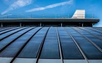 Active Buildings -- a Flexible Curved Roof with Integrated Solar Cells