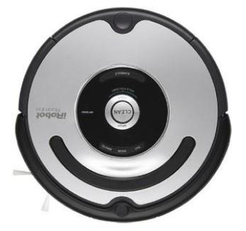 Automatic Vacuum with a Smiling Face