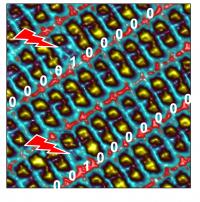 A Scanning Tunnelling Microscope Image of Smart Molecular Switches