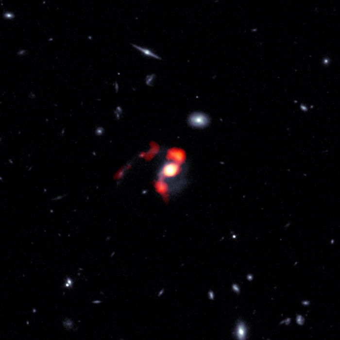 HST/ALMA Composite Image of SDSS J1448+1010