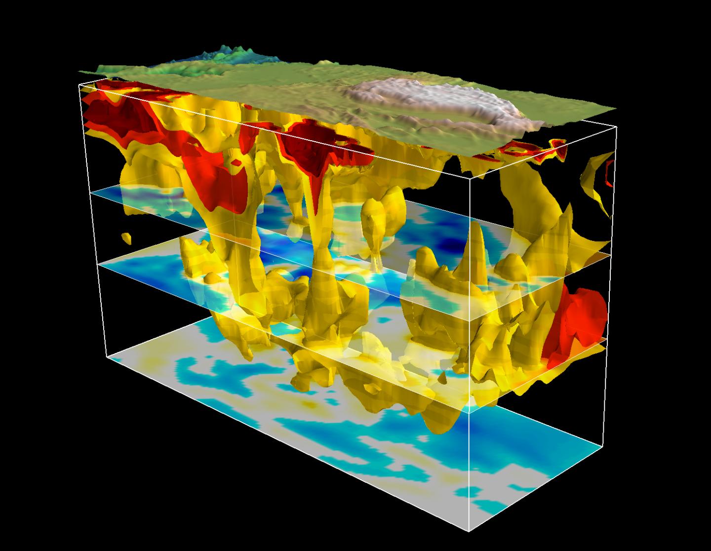 3-D Tomography Below Hangai Dome in Mongolia