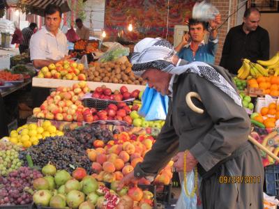 Market in Ebril, Iraq