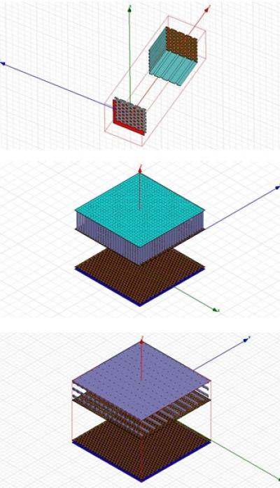 Fig. 1 Novel Designs of Neutron Converters with Bulk-Micromegas Readouts