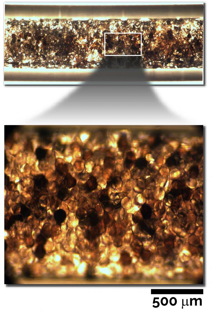 Tubular Reactor with Microspheres