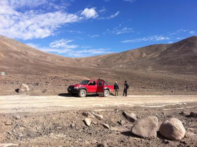 Researchers Conduct Field Sampling in the Atacama Desert