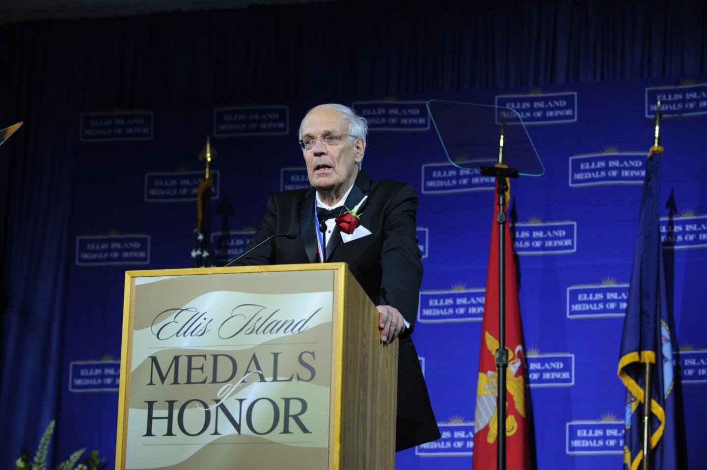 Bert Sakmann at Ellis Island Medal of Honor
