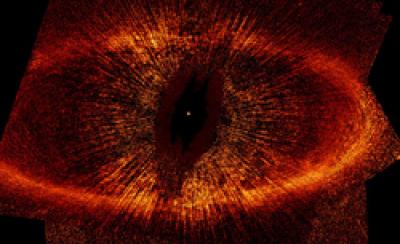 Hubble Image of Fomalhaut and Ring