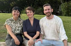 (Left to right) Antonella Ruggiero, Inna Slutsky, Leore Heim.