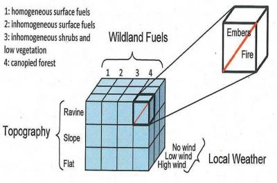 Matrix for Capturing Exposure from Wildland Fuels