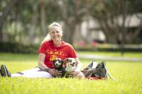 FAU Researcher Examines Impact of Dog-walking Intervention on Physiological and PTSD Symptoms in Military Veterans