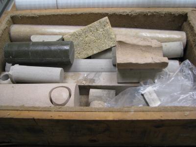 Rock Core Samples Subjected to Hellish Conditions