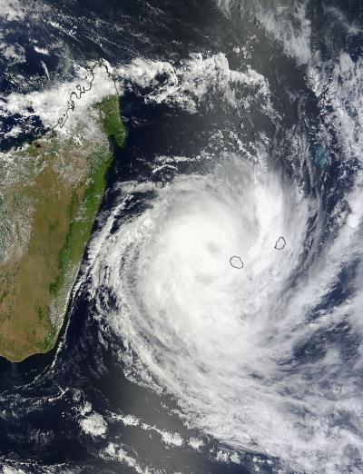 MODIS Image Tropical Cyclone Dumile