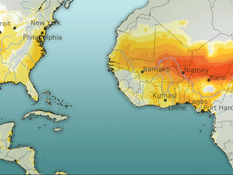 Heat map