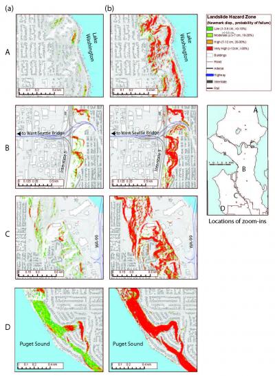 Seismically Induced Landslide Hazard Map for a Magnitude 7 Seattle Fault Earthquake Scenario