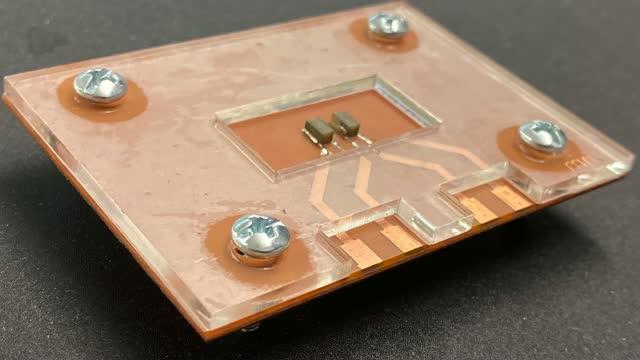 Lab-on-a-chip Ultrasonic Platform to Monitor Tissue Culture Stiffness